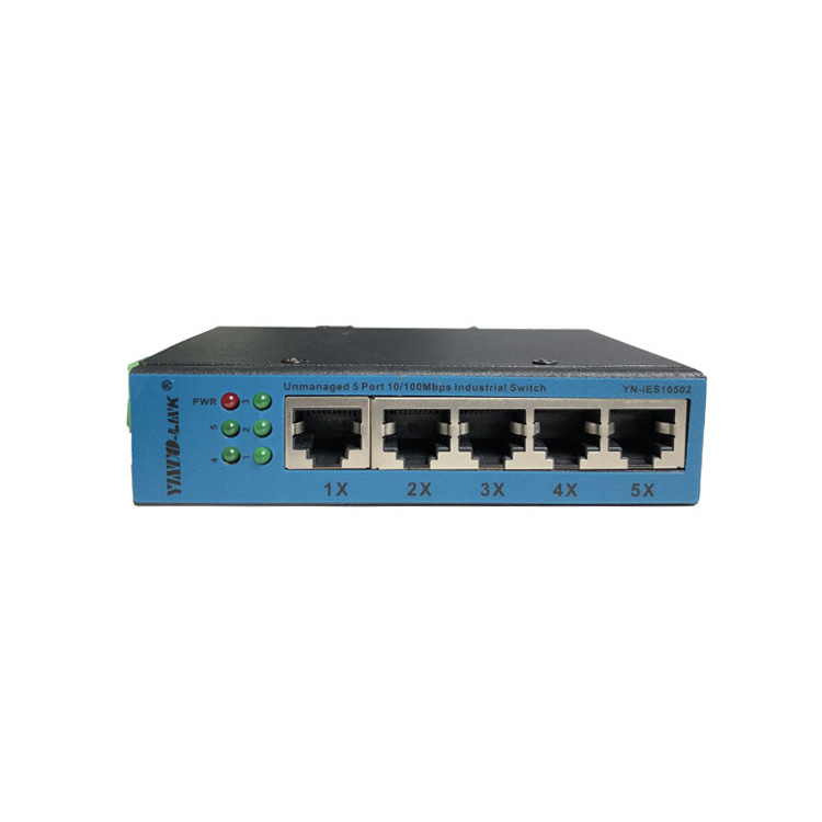 Промышленный Коммутатор Ethernet на Din-рейке с 3 4 5 портами Промышленный Коммутатор