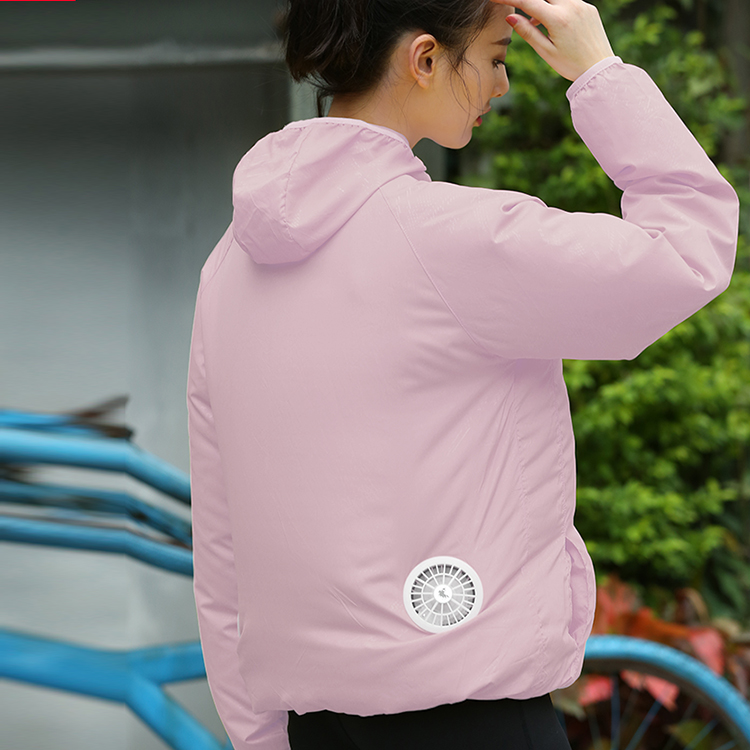 5v usb rechargeable man cooling jacket fan finishing shirt jacket in summer
