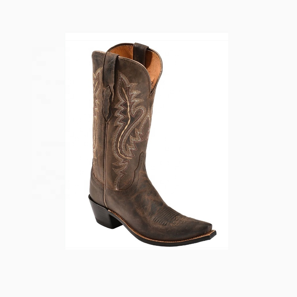 Latest Hot-sale Fashion Snip Toe Western Cowgirl Boots for Women