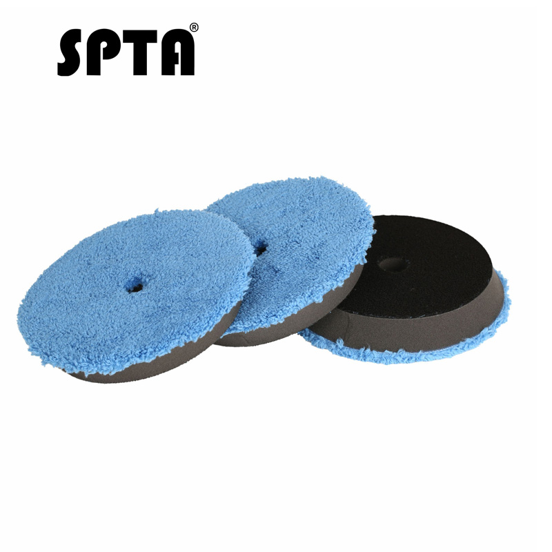 SPTA 6 дюймов (150 мм) Micro Fiber быстрая отделка прокладки и полировки/полировочные колодки для DA/RO полировщик