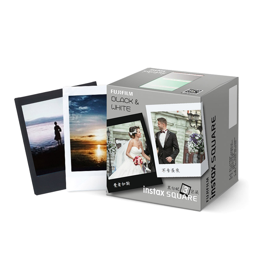 3 пакета Fujifilm Square image мгновенная пленка совместима с цифровой камерой instax SQ6/SQ10/SQ20