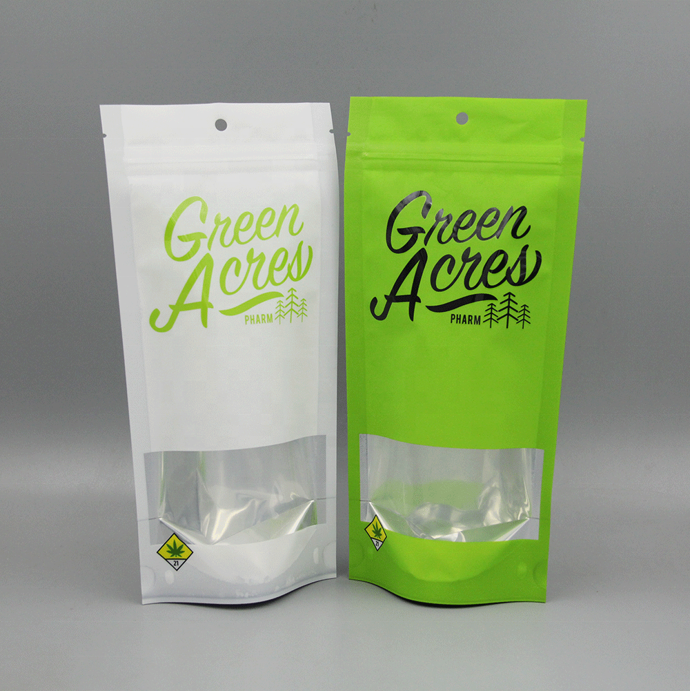 Gummy фрукты желе сладкие конфеты Саше пользовательские майлар ziplock запах доказательство сумка с матовым прозрачным окном