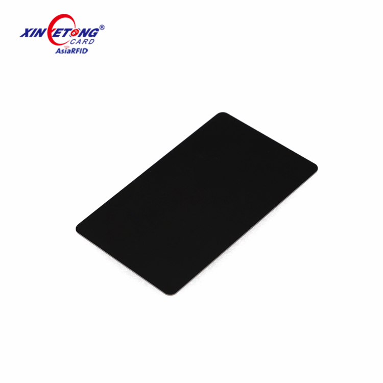 ISO 14443A 213 Chip CR80 Size Black PVC Material NFC Card