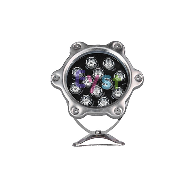 Высокое качество Красочные Нержавеющая сталь для бассейны 12 Вт IP68 RGB Светодиодный прожектор фонтан
