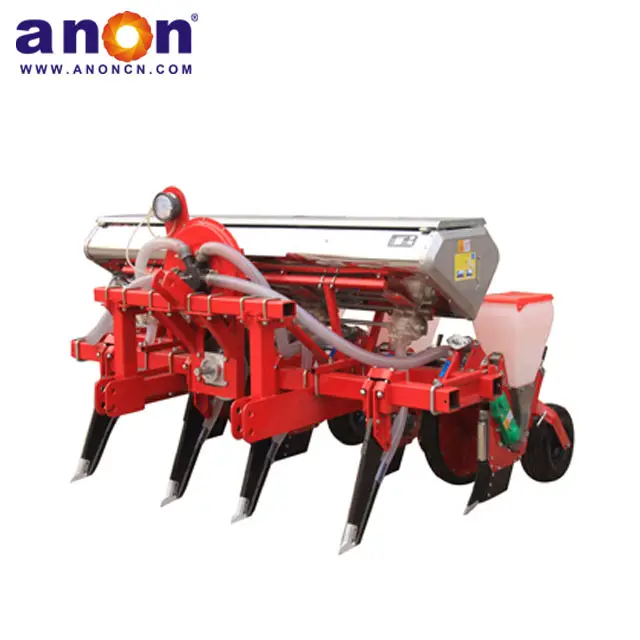 ANON hot sell agriculture machine 3 point hitch corn seed planter 4-row corn planter Soyabean & Corn Planter with Fertilizer