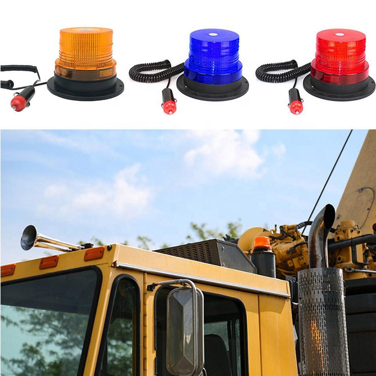 12V/24V LED автомобиль грузовик предупреждение вспышки света полиции светодиод мигает лампа аварийной сигнализации контрольная лампа с магнитным установлен