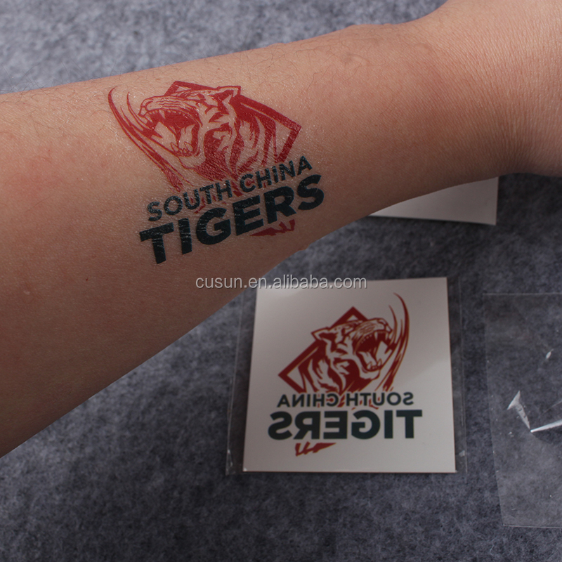 Custom made temporary tattoos sticker for kids