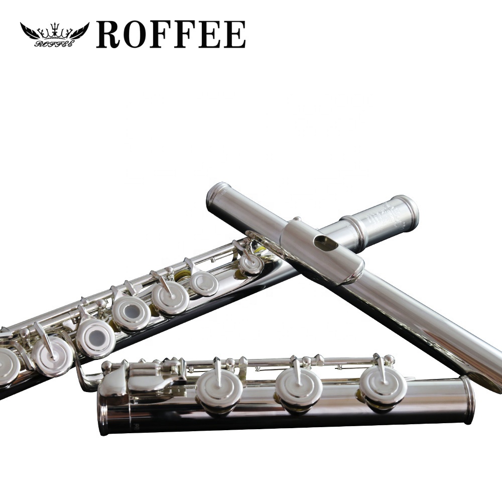 ROFFEE S6 профессиональный уровень производительности никель серебряный корпус посеребренный 17 открытый отверстия канавка