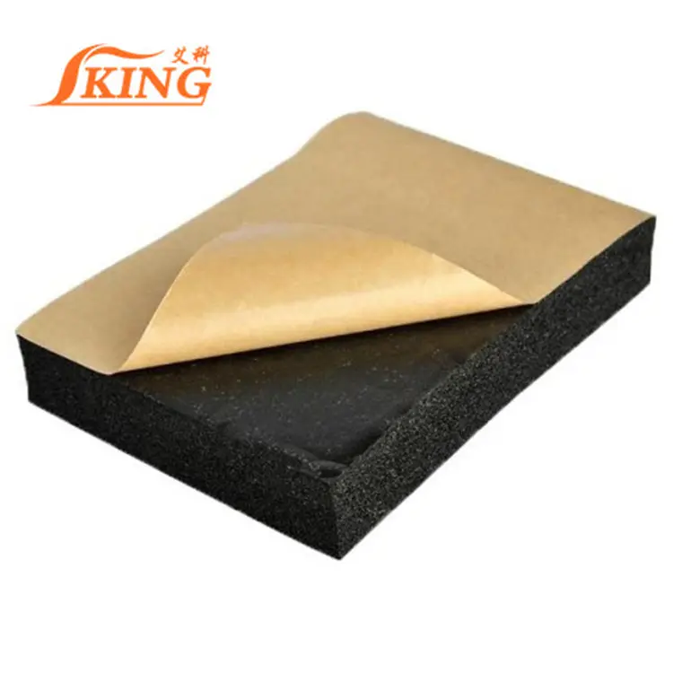 IKING closed cell elastomeric nitrile rubber foam sheet thermal insulation