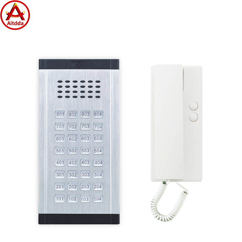 Aitdda провод 4 провода аудио домофон звук дверной телефон для дома и квартиры Multi аудио домофон телефон