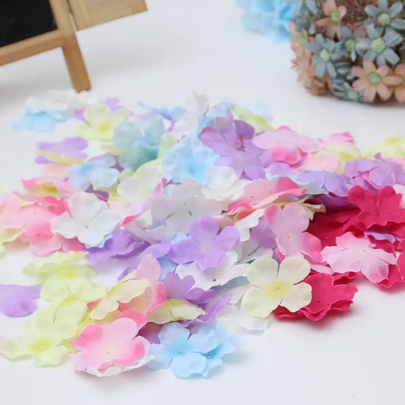 Wholesales Wedding Artificial Silk Hydrangea Flower Petal