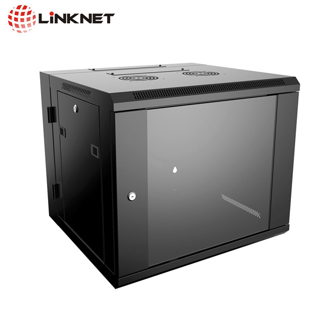 SPCC 4U 6U 9U 12U 15U 18U network cabinet enclosure 19 inch wall mount server rack