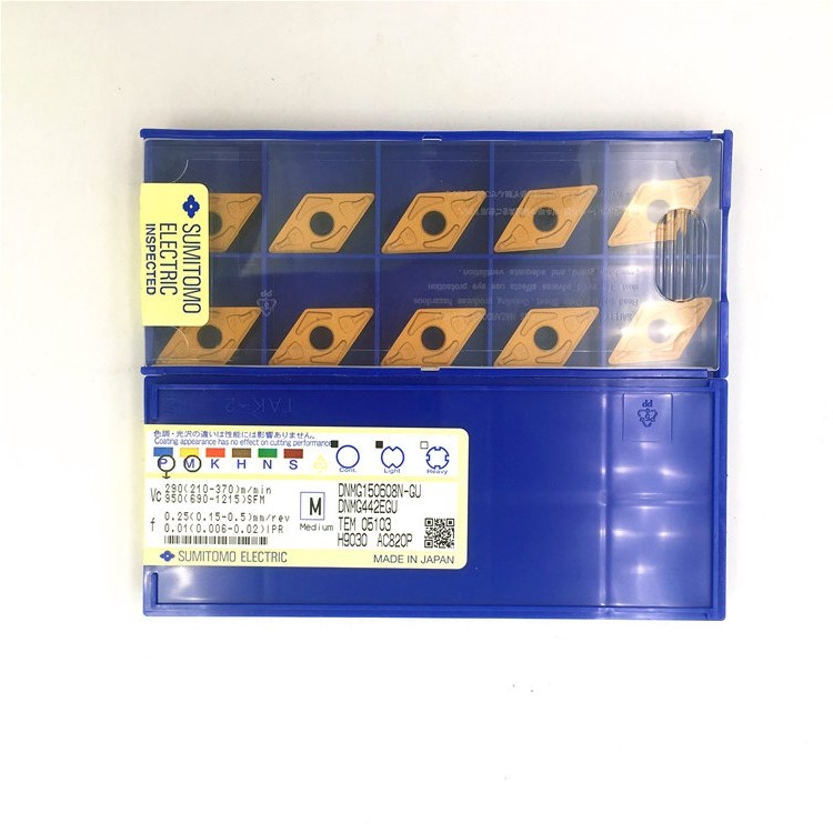 DNMG150608N-GU AC820P оптический Кливер Sumitomo вставки карбида вольфрама режущий инструмент дешевой ценой Оригинальное DNMG