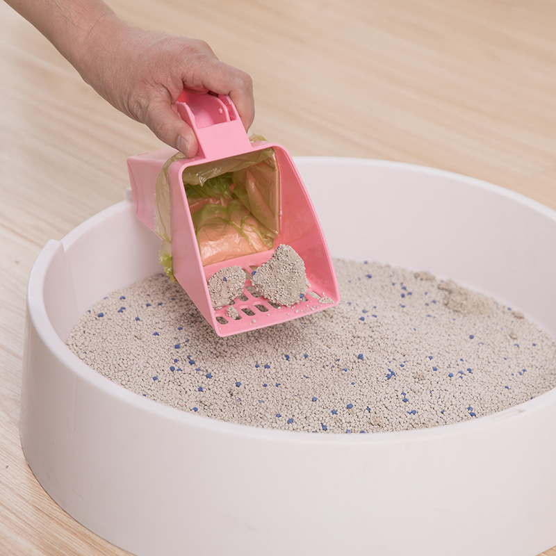Wholesale Custom Handheld Shovel Cat Litter Scoop with litter bag