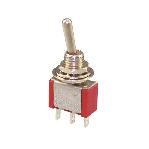 MTS-102 3 Pin 2 Way Single micro Brass переключатель