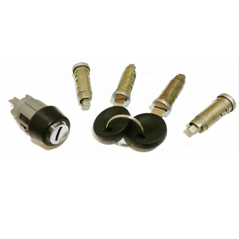 High quality For Vw T4 Transporter 1990- Ignition Switch Lock Barrel & 4X Door Lock Set - 5 Pcs