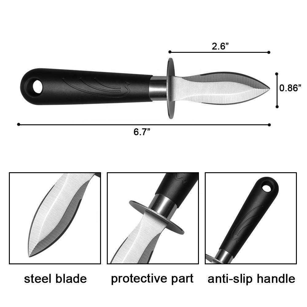Набор ножей для устриц Shucker, набор инструментов для открывания морепродуктов, подарок