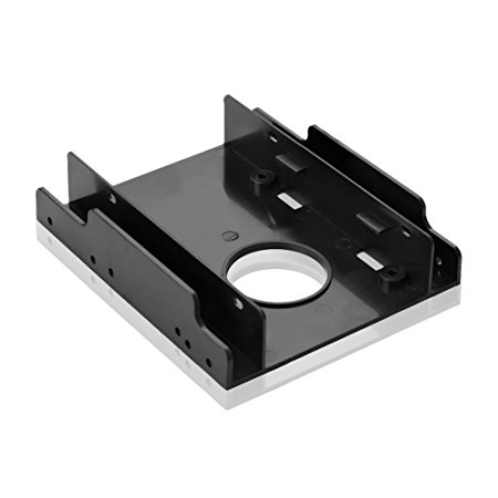АБС-пластик HDD Кронштейн Поддержка 2,5 дюймов HDD/SSD до 3,5 bay HDD адаптер держатель