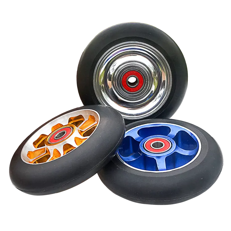 Cheap Price aluminum 110mm Single ABEC 9 Bearings Fit for MGP/Lucky Kick Pro Scooter electric skateboard parts Wheel