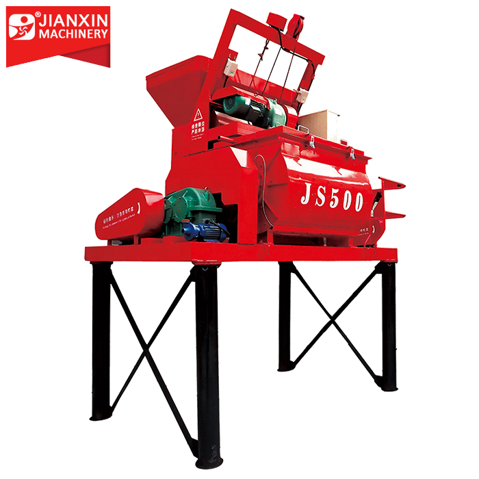 Бетономешалка JS500 с двойным валом 25 м 3/ч, Лидер продаж от производителя