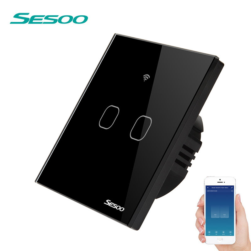 Sesoo умный дом продукты прерыватель модульные переключатели Wifi 110V 240V Alexa Google домашняя работа беспроводной переключатель