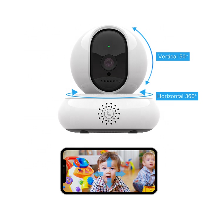 1080P 360 eyes PTZ wifi камера обратный вызов монитор движения ребенка беспроводная видеоняня