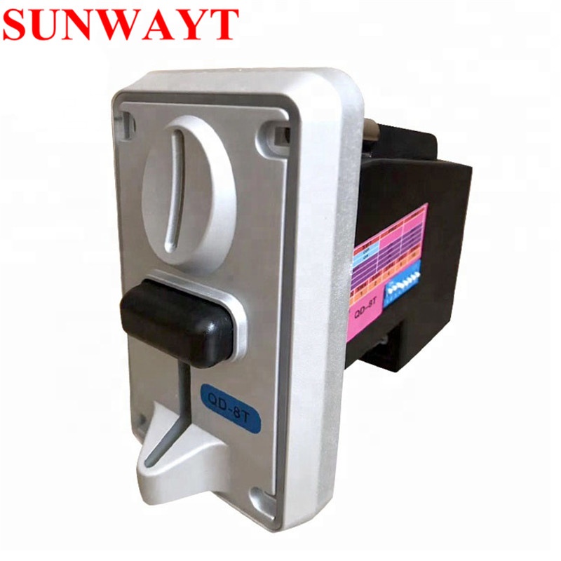 Good Quality Electronic Multi Coin Selector token acceptor QD-8T Coin Collector For Sale