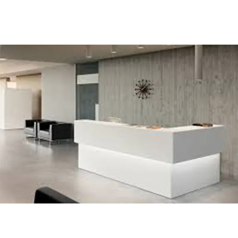 Popular Office Furniture Design Modern Wooden Office Front Counter reception desk reception table l shaped front office Desk