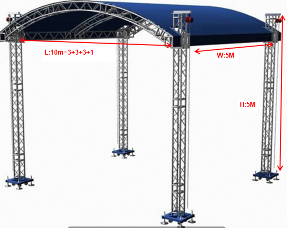 6x10 Арка крыши trusses