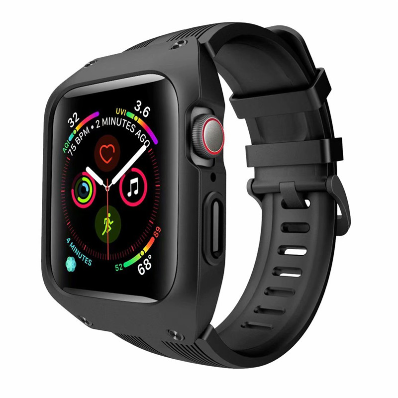 Роскошные одно совместное дизайн для apple watch band с противоударный чехол 38 мм 42 40 44
