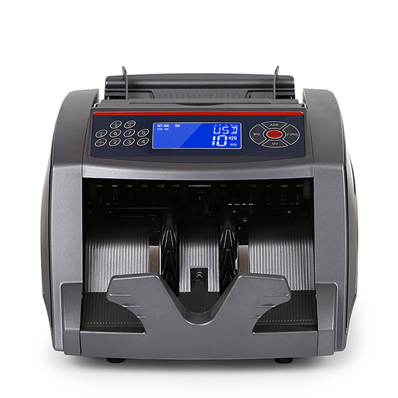 Black front Model 2828C UV/MG Currency Identifier cash counting machine for Financail occasions