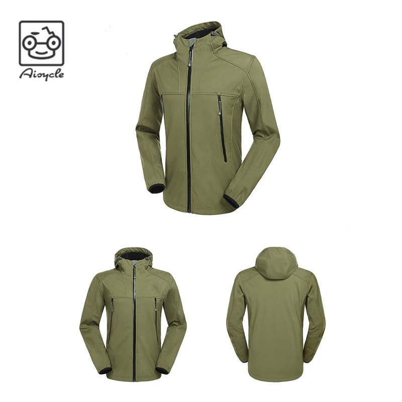 2018 Beste зимние Мужчины Softshell Jacke с отстегивающимся капюшоном