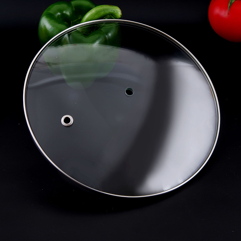 hexclad 14 wok with glass lid