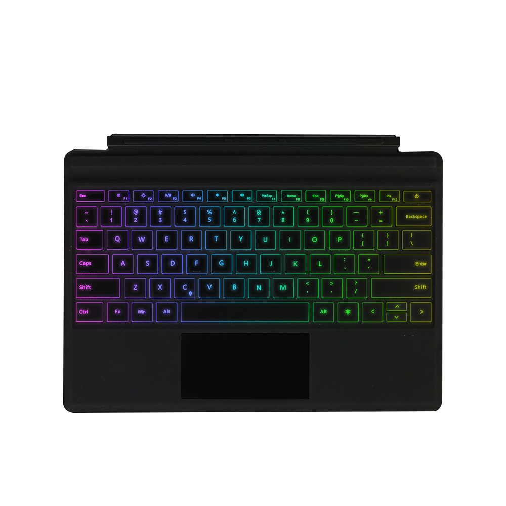 Surface pro 6 подсветкой клавиатура сенсорная клавиатура чехол для microsoft surface pro 3 / 4 / 5