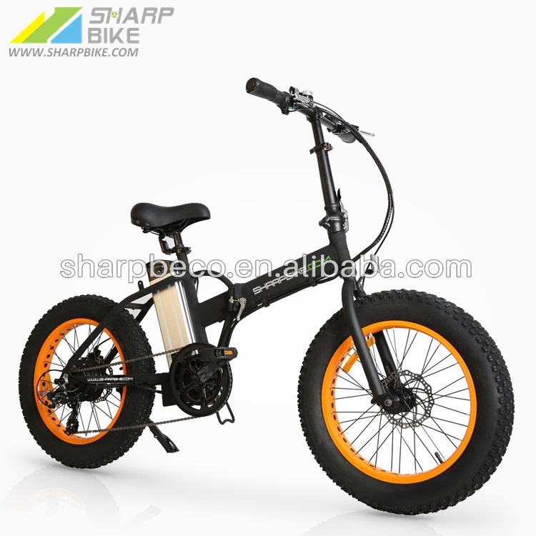 Мощный 48 в 1000 Вт складной Fat Tire Beach Cruiser Электрический велосипед