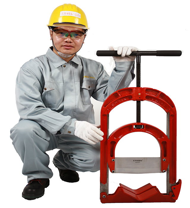 E-Work ECH8PE HDPE труборез Гильотинный для трубопровода 3-8 дюймов