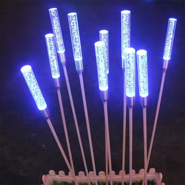 DC12V Dia2*12cm 1.5W Artificial outdoor standing lamps for garden decoration