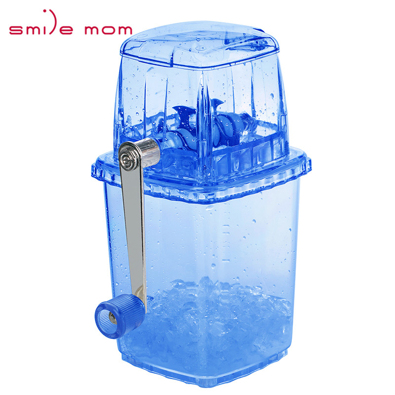 Smile mom Plastic Home Use Snow Cone Maker Block Ice Crusher