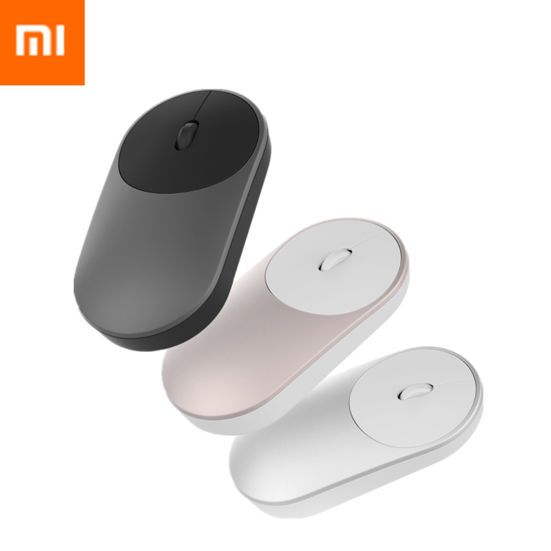 Оригинальные Xiaomi Mi беспроводная мышь портативные игровые мыши алюминиевого сплава ABS Материал 2,4 ГГц Wi-Fi Bluetooth 4,0 управления подключения