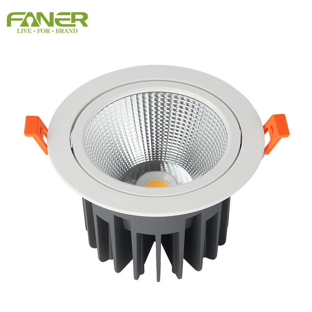 New design recessed 3w 6w 9w 12w 15w 20w 24w 30w commercial COB led downlight