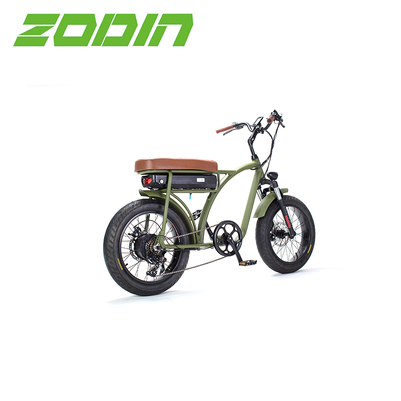 26 "2 человек Fat Tire Электрический тандем велосипед с задним мотором