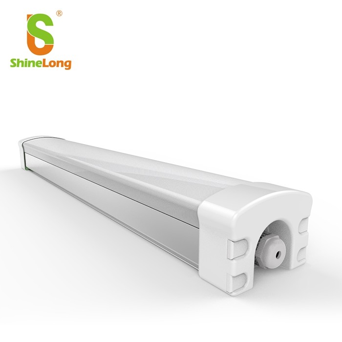 ShineLong 50 Вт 120 см IP65 TUV/DLC сертифицированные значительную светосилу на плоской подошве светодиодный светильник для гаража