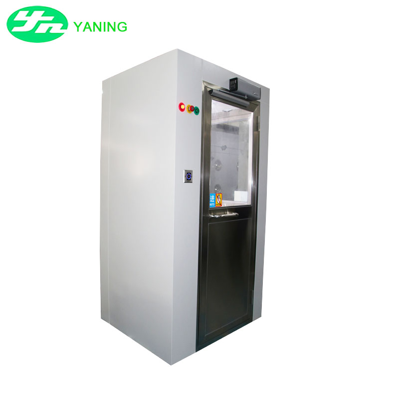 Auto swing door powder coating steel air shower