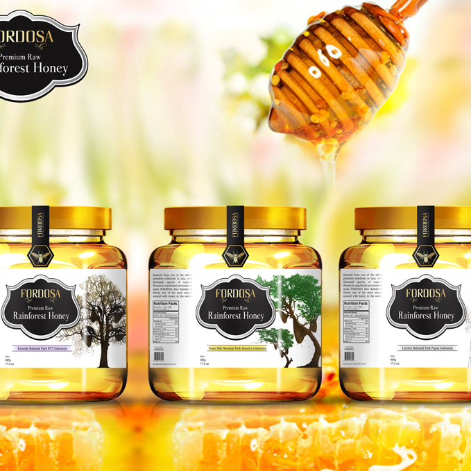 Самоклеящиеся этикетки-наклейки Honey