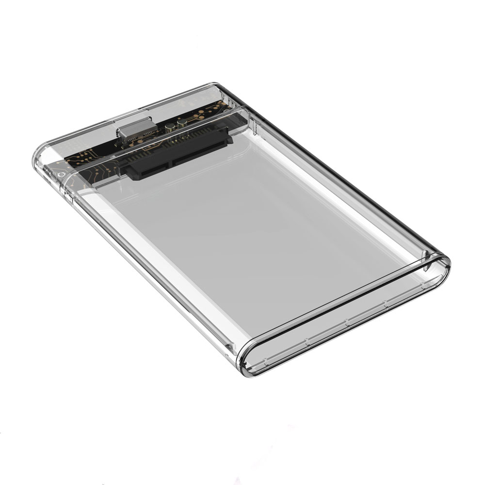 Корпус внешнего жесткого диска USB3.0, корпус для 2,5 дюйма 7 мм/9,5 мм SATA HDD SSD, поддержка UASP SATA III Max 2T, дизайн без инструментов