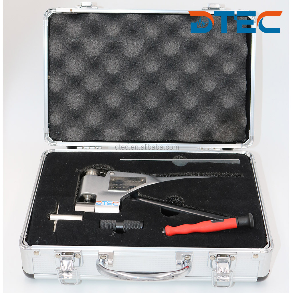 Тестер твердости DTEC W-20 Webster, используемый для обычного алюминиевого материала, высокая точность, простота в эксплуатации, сертификат ASTM, хорошая цена