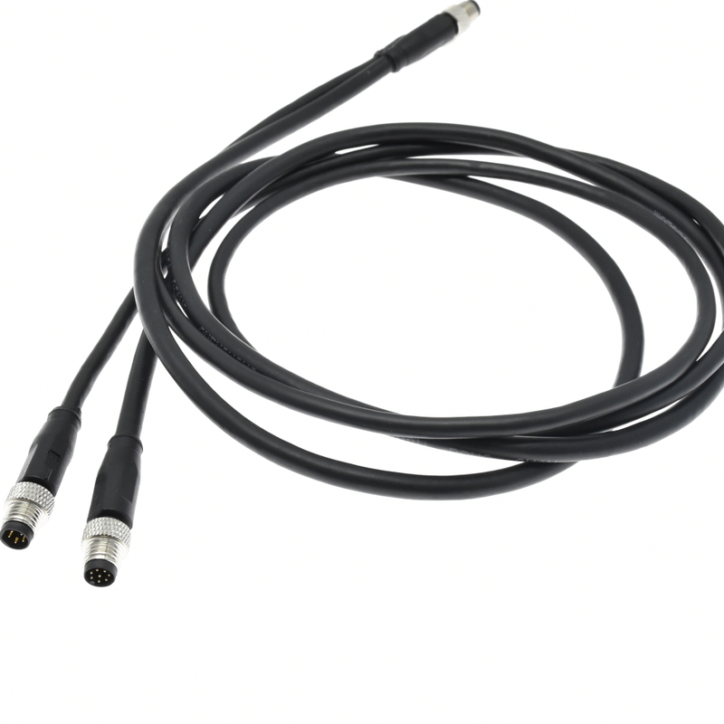 ПВХ PUR Кабельный штекер 5pin 8pin разъем датчик M8 кабель