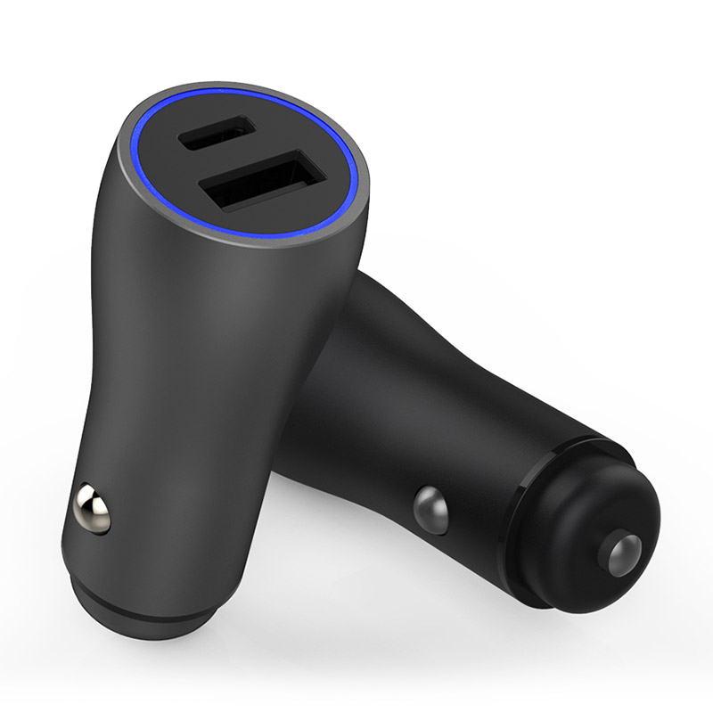 Новый продукт Смартфон батарея 36 Вт тип-c PD Quick Charge 3,0 Автомобильное зарядное устройство USB