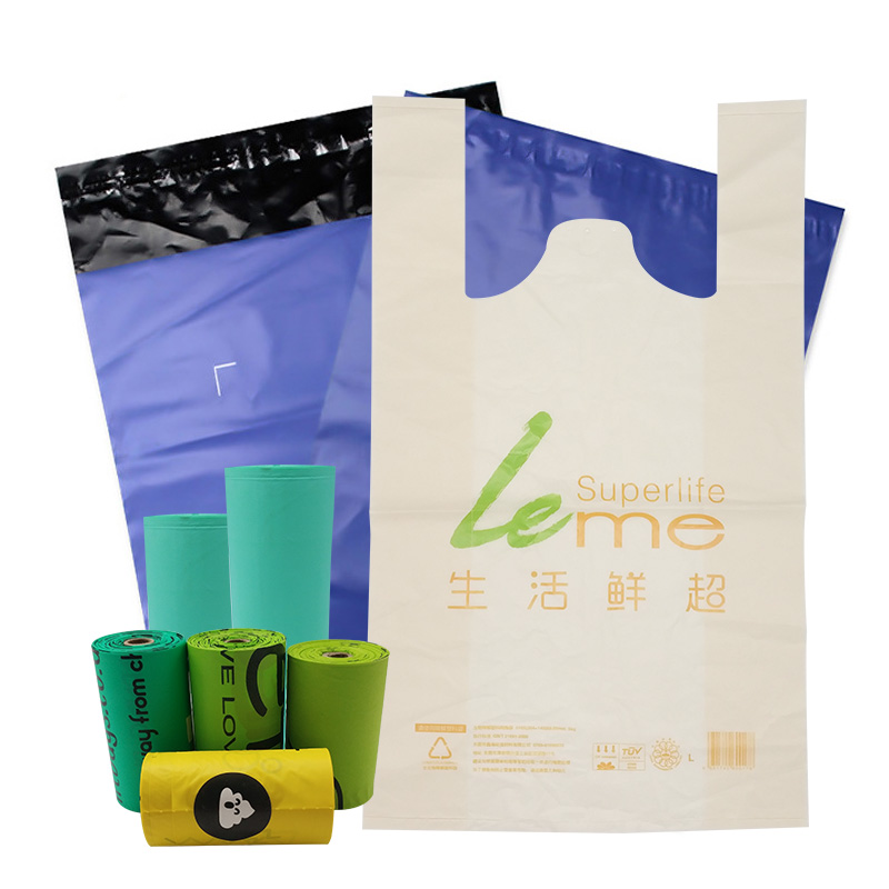 Оптовая продажа пользовательские Compostable чехол Pla Epi Oxo 100% биоразлагаемые пластиковые пакеты производитель