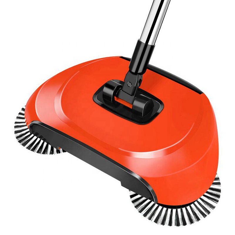 360 легко чистить метла машина аккумуляторная беспроводная рука push sweeper
